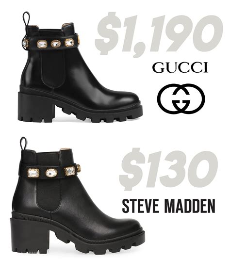 steve madden gucci boots dupe|gucci boots dupe.